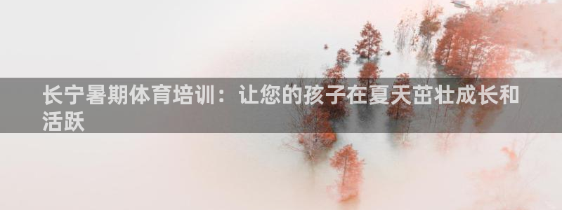 富联娱乐股东名单：长宁暑期体育培训：让您的孩子在夏天