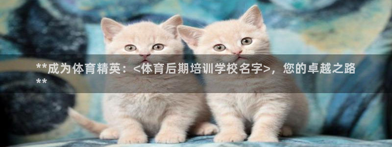 富联平台官网登录入口：**成为体育精英：<体育后期培