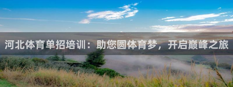 富联地产怎么样：河北体育单招培训：助您圆体育梦，开启
