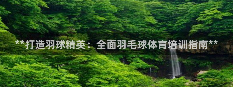 富联平台娱乐：**打造羽球精英：全面羽毛球体育培训指