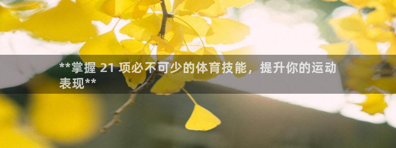 富联文体：**掌握 21 项必不可少的体育技能，提升