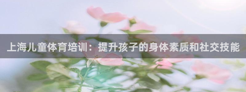 富联科技上市了吗：上海儿童体育培训：提升孩子的身体素