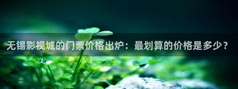 丫丫4480：无锡影视城的门票价格出炉：最划算的价格是多少？